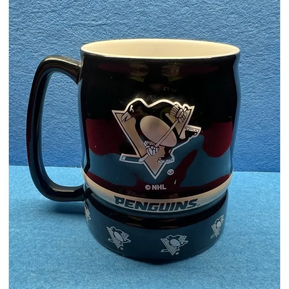 Pittsburgh Penguins Hockey 3D Tankard Coffee Tea Cup Mug‎ Boelter Brands